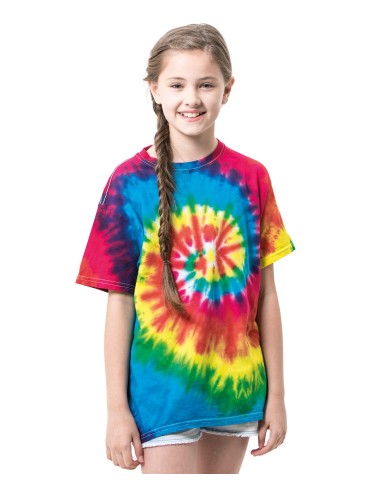 COL-TD02B-T-shirt pour enfants Tie- dye